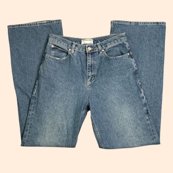 Free People Tinsley Baggy Straight Jeans - Picture 2 of 7